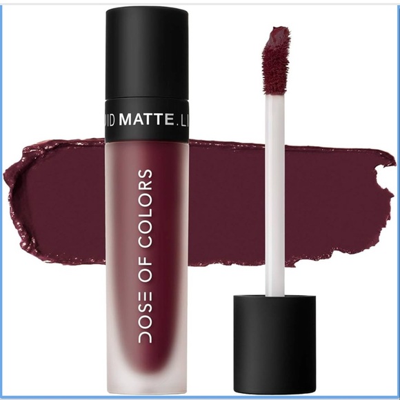 Dose of Colors Liquid Matte Lipstick in Plum Queen - Picture 1 of 9